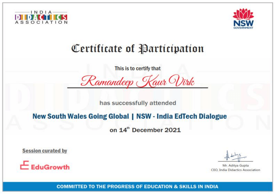 Professional Certification 1